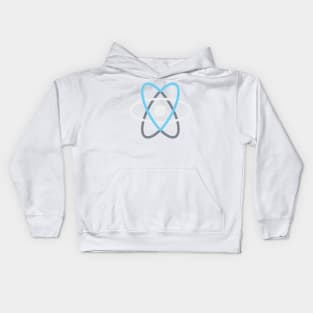 React.js Heart Logo Kids Hoodie